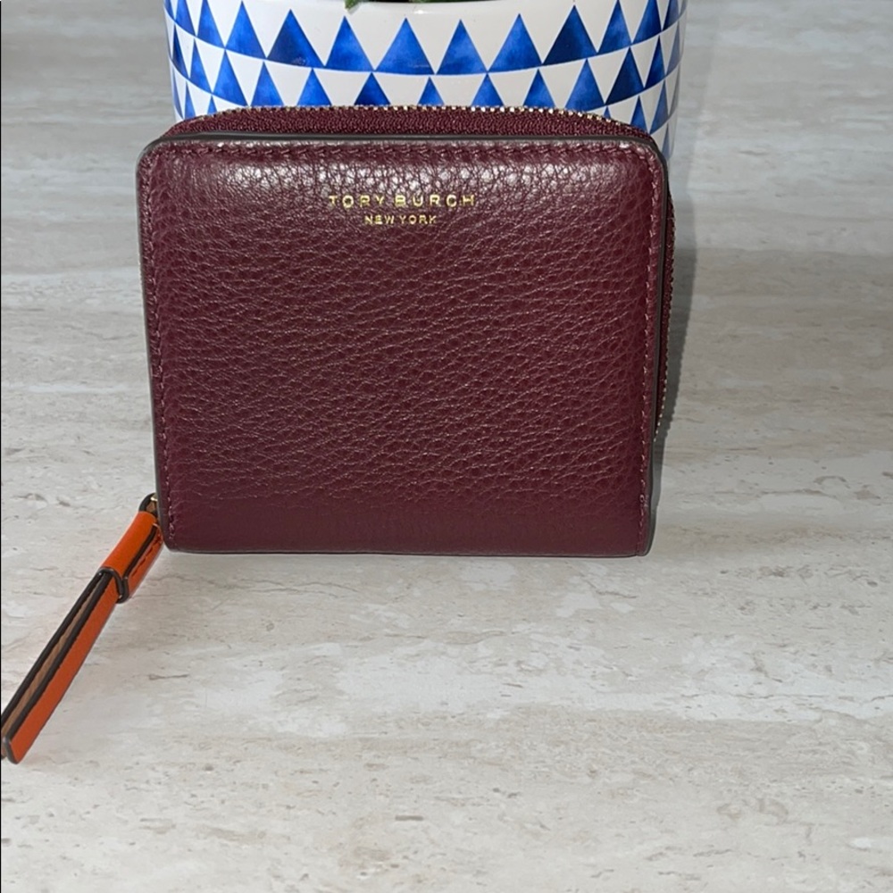 Tory Burch Perry Color-Block Medium Wallet
